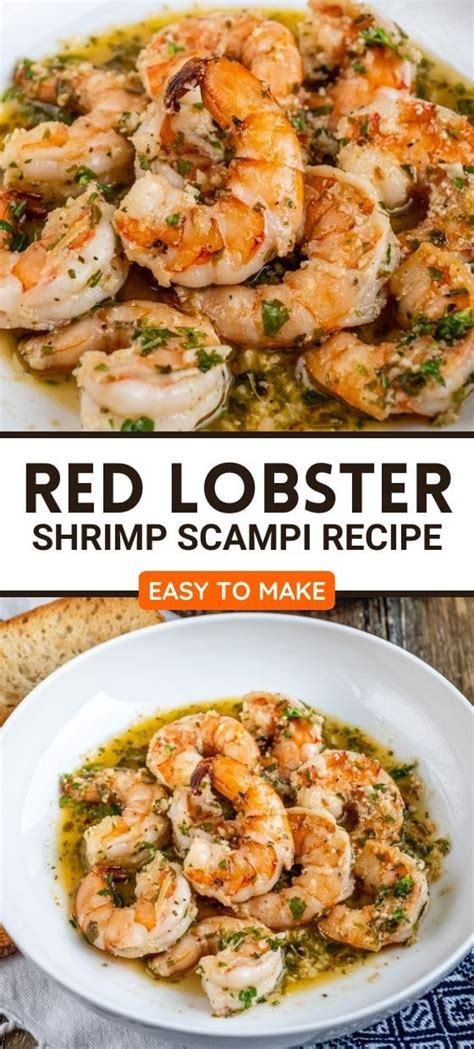 Red Lobster Shrimp Scampi Recipe Copycat Recipes