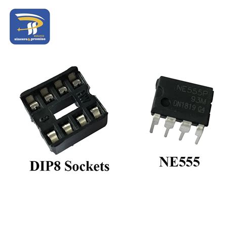 50pcs Ne555 Ne555p Ic 555 And 50pcs 8 Pin Dip Sockets Shopee Philippines