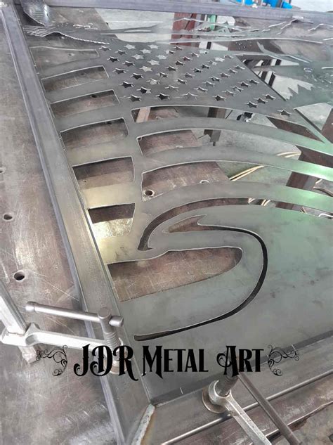 American Flag Themed Steel Driveway Gate Custom Driveway Gates By Jdr