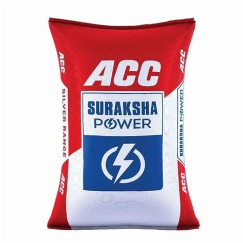 Acc Cement 53 Grade Packaging Size 50 KG At Rs 400 Bag In Dhone ID