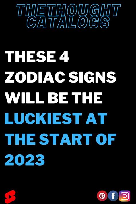 These 4 Zodiac Signs Will Be The Luckiest At The Start Of 2023 Scorpio