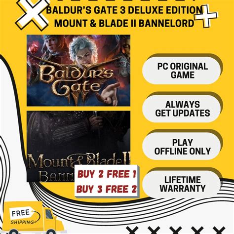 Jual Baldurs Gate 3 Deluxe Edition Mount And Blade Ii Bannerlord Full