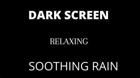 Heavy Rain Sounds For Sleeping And Relaxing Black Screen Youtube