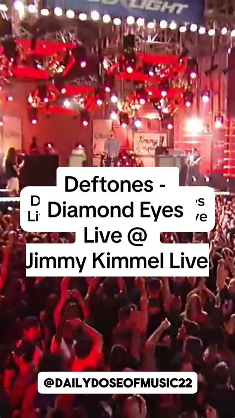 Diamond Eyes Live Jimmy Kimmel Live 2010 Rdeftones