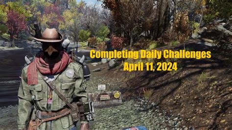 Fallout Completing Daily Challenges For April Quick Easy