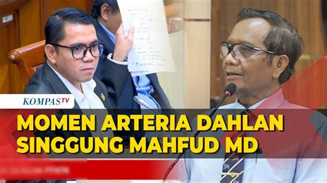 Momen Arteria Dahlan Singgung Peran Mahfud Md Soal Bocoran Rp