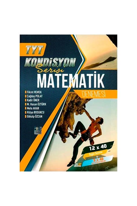 Hız ve Renk Yayınları Tyt Matematik Kondisyon Serisi 12 X 40 Denemesi