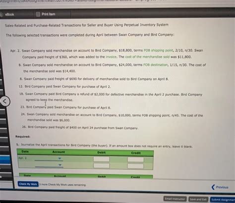 Solved Ebook Print Item Sales Related And Purchase Related Chegg
