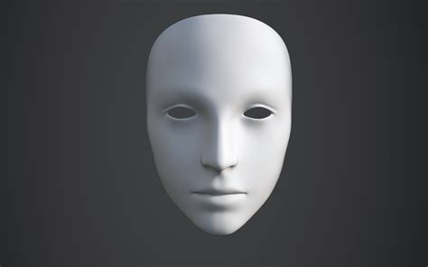 ArtStation - White Mask Varré - 3D Print Mask | Resources