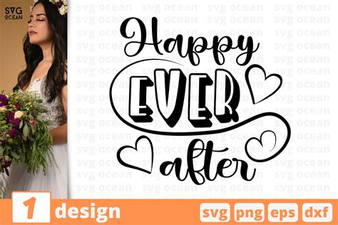 1 Happy Ever After Wedding Quotes Cricut Svg By Svgocean Thehungryjpeg