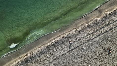 Summer Cleopatra Beach Aerial View K Stock Footage Videohive