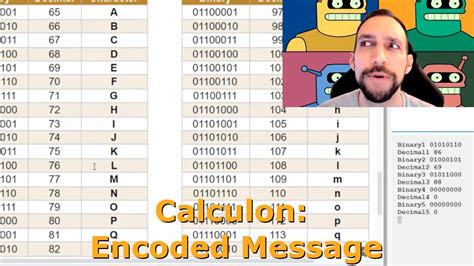 Calculon Encoded Message Vexcode Vr Youtube