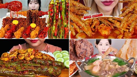 Best Asmr Mukbang Spicy Food Sulgi Deabak Asmr Zcm Asmr Wooang