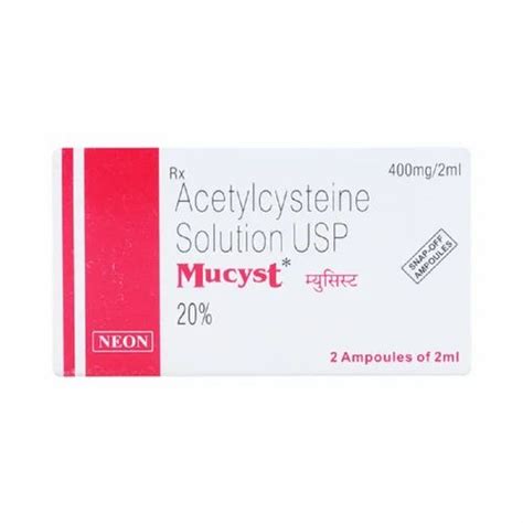 Acetylcysteine Solution Usp At Best Price In Surat By Dolphin