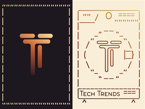 Tech Trends Logo by Gregory Merkushev on Dribbble