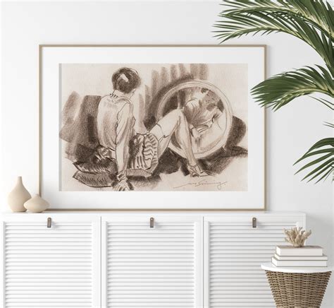 Vintage Erotic Art Print Vintage Art Vintage Home Decor Etsy