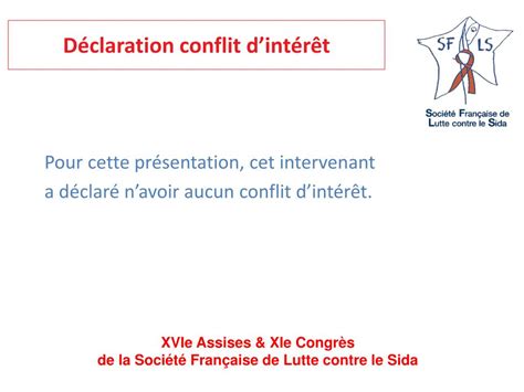 PPT Déclaration conflit dintérêt PowerPoint Presentation free