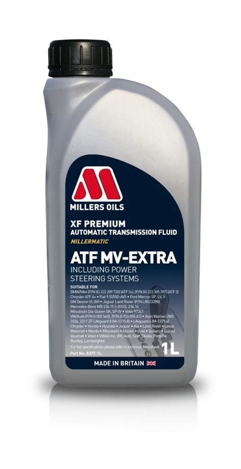 Xf Premium Atf Mv Extra Millers Oils