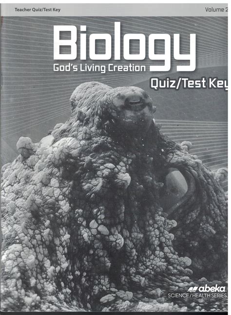 Abeka Biology Qz Tst Key Vol Second Harvest Curriculum