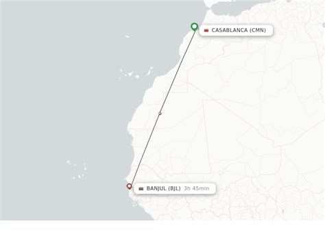 Direct Non Stop Flights From Casablanca To Banjul Schedules