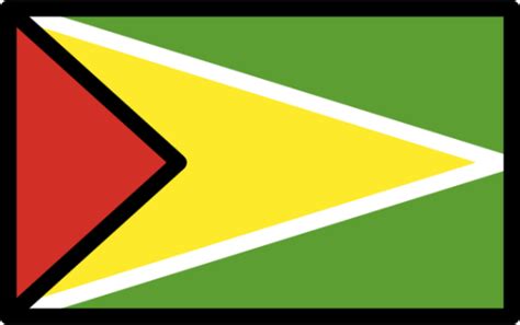 "flag: Guyana" Emoji - Download for free – Iconduck