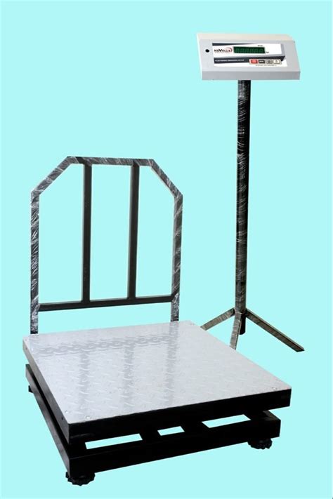 Electronic Mild Steel Heavy Duty Platform Weighing Scale Capcity Kg