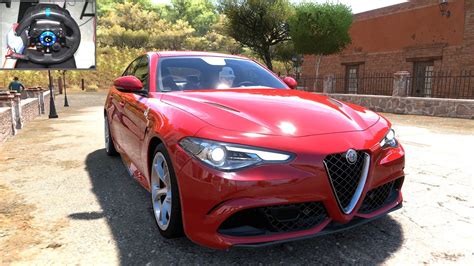 Alfa Romeo Giulia Quadrifoglio POV Drive Forza Horizon 5 Logitech