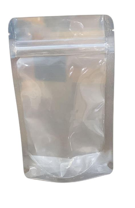 PET Transparent Stand Up Ziplock Pouch At Best Price In Greater Noida