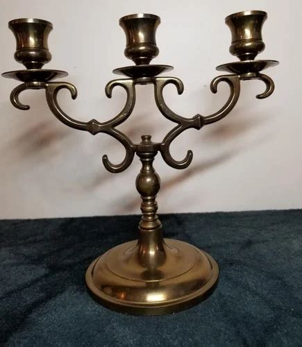 Mad Gold Table Top Aluminium Candle Stand For Decoration At Rs