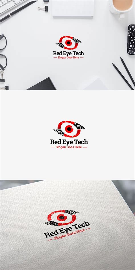 Red Eye Logo Template | Eye logo, Logo templates, ? logo