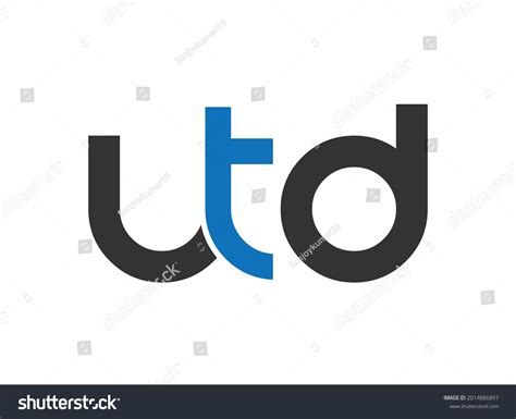 Utb Letter Monogram Logo Design Vector Stock Vector (Royalty Free) 2014886897