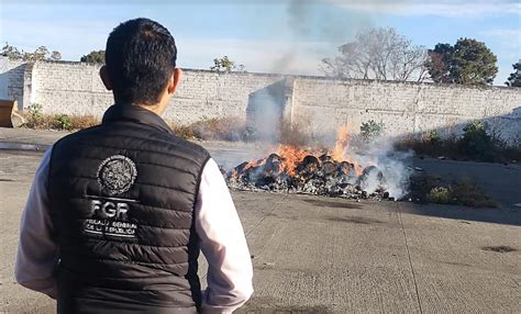 Jalisco Incinera FGR Casi Media Tonelada De Diversas Drogas Grupo Milenio