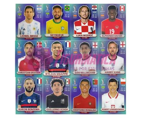 Panini Wm Fifa World Cup Qatar Sticker Lionel Messi Neymar Mbappe