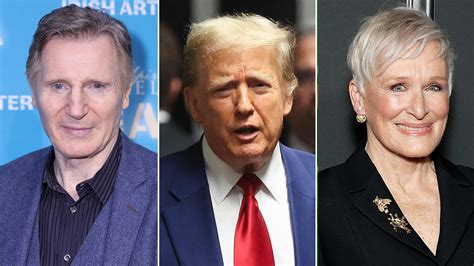 Celebrities Read Trump Indictments On MSNBC Podcast Liam Neeson Is