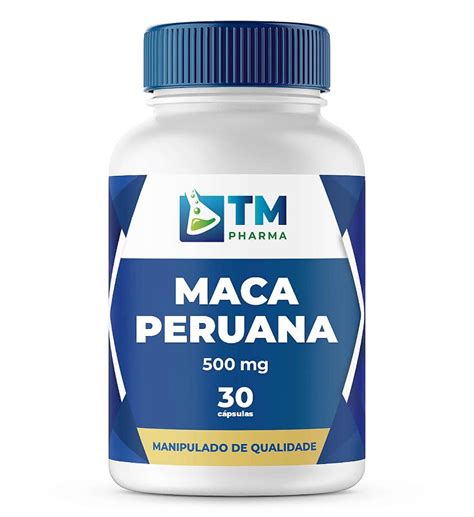 Maca Peruana 500MG 30 Cápsulas TM Pharma Farmácia de Manipulação Online