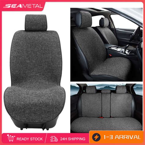 Seametal Car Seat Cover Flax Seat Cushion Four Seasons Universal Five