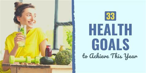 33 Health Goals To Achieve In 2024