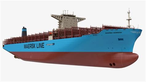 Maersk Herrera Container Ship 3d Model Turbosquid 1842871