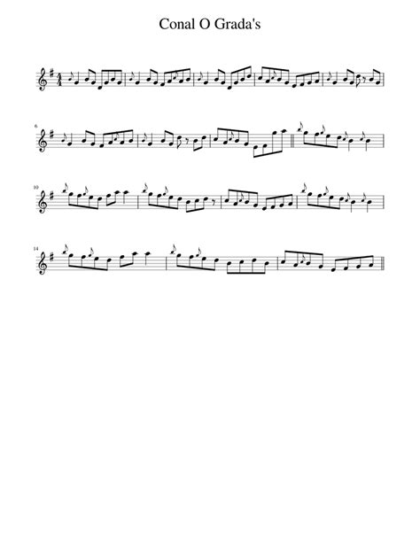 Conal O Grada's Sheet music for Piano (Solo) Easy | Musescore.com