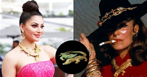 Urvashi Rautelas Crocodile Necklace Is All The Talk Rn But Dyk The