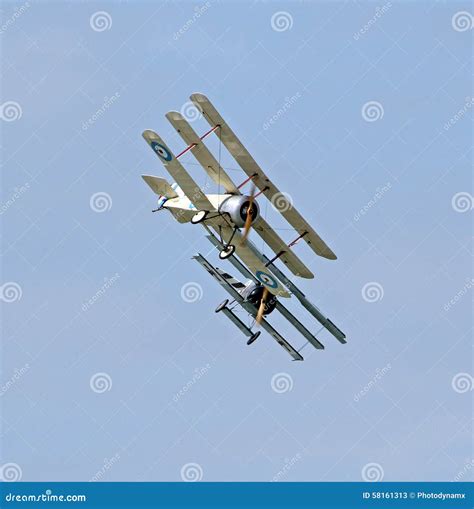 Ww1 Dogfight Vintage Planes Editorial Stock Photo - Image of world ...