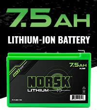 Amazon Norsk Lithium V Ah Lithium Ion Battery X Built In