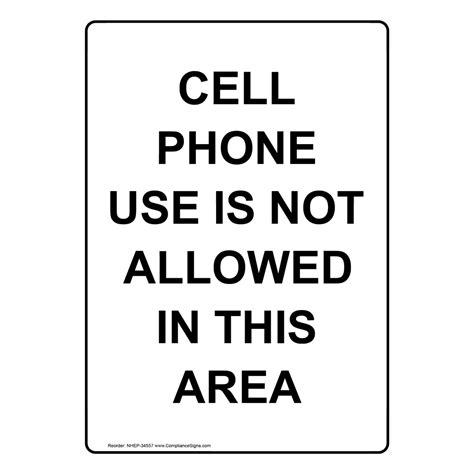 No Cell Phone Use At Counter Please Sign Nhe 17866 Cell Phones