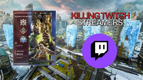 KILLING TWITCH STREAMERS IN APEX LEGENDS YouTube