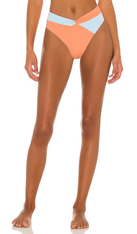 Buy L Space Nancy Lee Bikini Bottomcoral Tangy Sky Blue At 46 Off