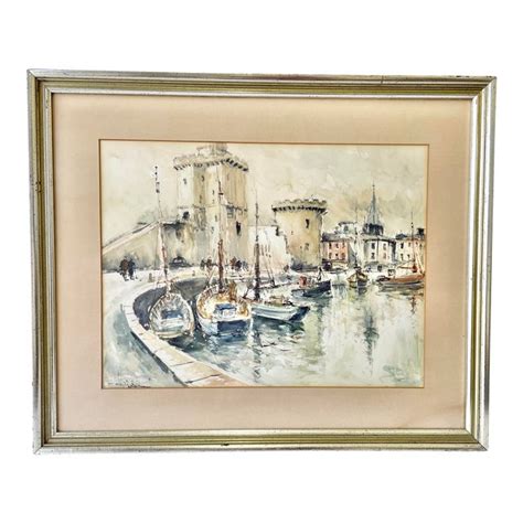 Original Italian Watercolor Painting by Stephane Wrobel | Chairish