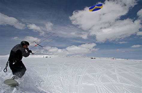 Snow Kiting Wow Kiteboarding