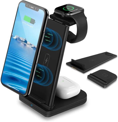 Wireless Charger Station 3 In 1 For IPhone IWatch Airpods Auzev