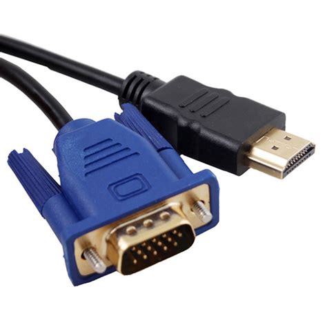 M Hdmi Male To Pin Vga D Sub Male Video Converter Adapter Cable