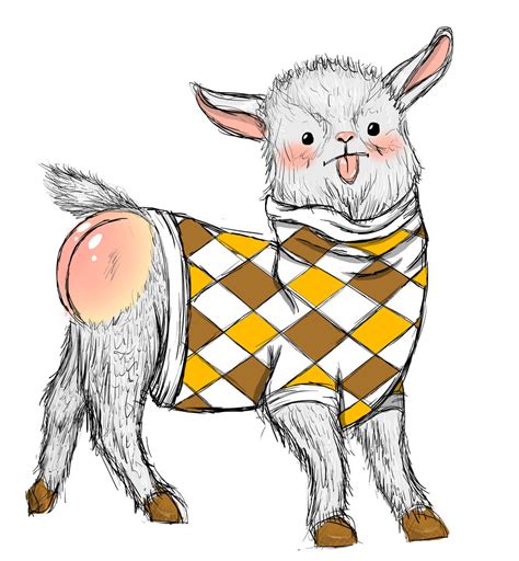 Pygmy Goat Drawing Free Download On Clipartmag